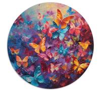 Papillons 1000 Pièces Puzzle pour Adulte Matériaux Recyclés Jeu Cadeau Unique Adultes Et Enfants Dès 14 Ans 1000pcs (67.5x67.5cm)