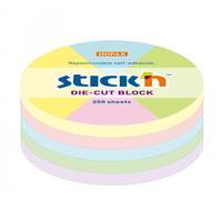 Papillons adhésifs Cercle 67x67mm Pastel Maped Mix 250k