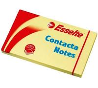 Papillons adhésifs Contacta-Notes 125x75mm jaune 100 feuilles