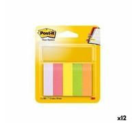 Papillons adhésifs Post-it 47,6 x 47,6 mm Multicolore (12 pièces)