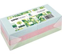 Papillons adhésifs UPM Notes 5654-20PG-12 Pastel 75x75mm 100fl. assortis. 12pcs.