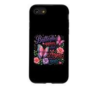 Papillons apparaissant Lorsque Les Anges sont Proches d'un Papillon commémoratif Coque pour iPhone SE (2020) / 7/8