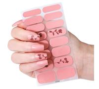 Papillons autocollants autocollants pour ongles - Bandes imperméables - Décoration artistique - Avec lime à ongles - Gels bronzants