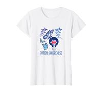 Papillons Bleus pour la Sensibilisation à l'Autisme T-Shirt Graphique avec Valeur