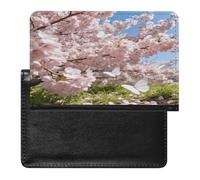 Papillons Chase The Spring Light Passport Holder Cover Wallet Leather Passport Holder Travel Wallets Ultra Slim Passport Wallet Cover Case for Travel Must Have Accessories Passport Book Holder