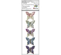 Papillons colorés A`5 autocollants - parfaits pour la décoration et le bricolage ! La créativité n'a pas de limites avec nos magnifiques motifs. Parfait pour toutes les occasions !