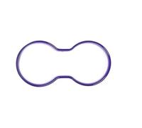 Papillons de carburateur Anneau Décoratif Pour Porte-gobelet Avant De Voiture Accessoire D'intérieur Pour Dodge Pour Challenger 2015 2016 2017 2018 2019-2023 Boîtier de papillon(Violet)