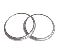 Papillons de carburateur Anneau Sortie D'air Voiture Couvercle Climatisation Décoration Ventilation Anneau Garniture Autocollants Pour Subaru Pour BRZ Pour Toyota 86 GT86 Boîtier de papillon(Argent)