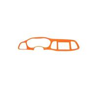 Papillons de carburateur Autocollant Décoratif Pour Tableau De Bord Console Centrale pour Dodge pour Challenger 2015+ Accessoires De Voiture Boîtier de papillon(Orange)