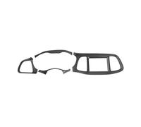 Papillons de carburateur Autocollant Décoratif Pour Tableau De Bord Console Centrale pour Dodge pour Challenger 2015+ Accessoires De Voiture Boîtier de papillon(Matte Black)