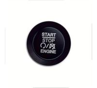 Papillons de carburateur Pour Jeep Pour Grand Cherokee 2014-2022 Bouton De Démarrage Autocollants Métalliques Garnitures Décoratives Accessoires Boîtier de papillon(Noir)