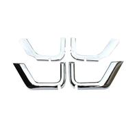 Papillons de carburateur Pour Jeep Pour Wrangler JK 4 Portes 2011-2017 Filet De Porte De Voiture Boîte Rangement Décoration Garniture Cadre Accessoires Intérieurs Boîtier de papillon(Chrome)