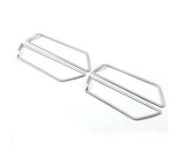 Papillons de carburateur Pour Karoq 2017-2021 Moulures Intérieures Voiture Poignée Porte Intérieure Cadre Cuvette Garniture Autocollant Décoratif En Acier Inoxydable Boîtier de papillon(Argent mat)