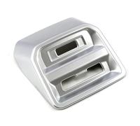 Papillons de carburateur Pour VW Pour Tiguan MK2 2017-2019 Console Centrale Boîte Rangement Accoudoir Boîte Sortie CA Évent USB Panneau Garniture Boîtier de papillon(B Matte Silver)