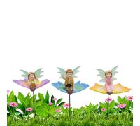 Papillons de Jardin - Décoration de Jardin - 3 x Stakes - en résine - Décoration de Sol - pour créer Une atmosphère de rêve à