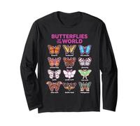 Papillons du Monde Mignon Papillon Kawaii Manche Longue