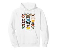 Papillons du Pérou Art coloré de la forêt Tropicale Sweat à Capuche