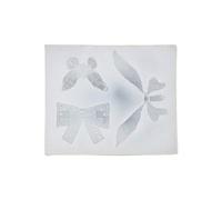 Papillons Épingle à cheveux Moule en silicone Coiffe Coiffure Porte-clés décoratif Pendentif Bijoux Artisanat Papillons Moules à cheveux pour moulage en résine