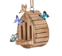 Papillons Maison et Mangeoire 19 x 9 x 13 cm Maison des Papillons du monde Bois Abeilles Habitat naturel Jardins Habitat naturel Nichoir