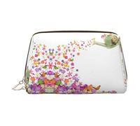 Papillons Narcisse Fleurs Grande Capacité Portable Voyage Cosmétique Sac Imperméable Multifonctionnel Zipper Cosmetic Bag