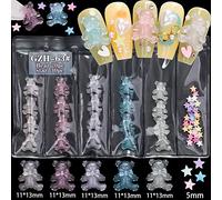 Papillons Ours Charmes En Résine Flower Fleurs Conceptions Artistiques Pour Décorations De Bricolage Kit Autocollants