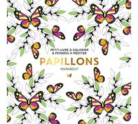 Papillons: Petit livre à colorier & pensées à méditer