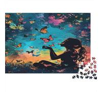 Papillons Puzzle Adulte 1000 Pièces Décoration Mur Moderne Art Cadeau Unique Décor À La Maison 1000pcs (75x50cm)