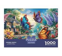 Papillons Puzzle pour Adultes - 1000 Pièces De Qualité Supérieure : Le Défi Ultime du Puzzle pour Tous (Homme, Femme, Adulte, Enfant 14+) 70x50cm/1000pcs