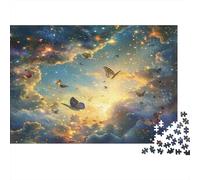 Papillons Puzzle pour Adultes Puzzle De 1000 Pièces Puzzle De 1000 Pièces pour Adultes Puzzle Durable pour Adultes Idéal pour Les Amateurs De Puzzles 1000pcs (75x50cm)