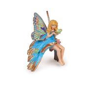 Figurine elfe enfant bleu Papo
