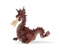 Figurine en plastique Dragon rouge - PAPO - 12 (L) x 10 cm (H) - Pour enfant à partir de 3 ans
