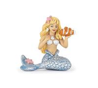 Papo - 39107 - Figurine - Sirène - Argent, Höhe: 6.6 cm, Länge: 19.6 cm, Breite: 14.2 cm