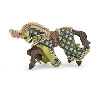 Papo -39923 -Cheval du Maître des armes cimier dragon -Le Médiéval - Fantastique - Figurine à collectionner -Figurine peinte à la main -Pour enfant - Filles et garçons - A partir de 3 ans