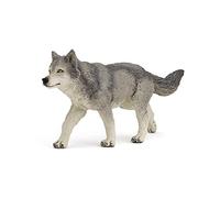 Papo Figurine Louve grise – Peinte à la main, 12,5 x 3 x 6 cm – Jouet dès 3 ans