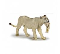 papo Animaux sauvages du monde 50203 Lionne blanche avec junior Figurine de jeu