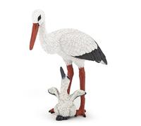 Papo Cigogne et son bébé