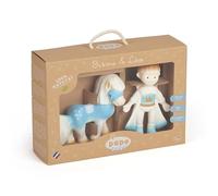 Papo Coffret garçon 1er âge 35005 – Anneau de dentition, 2 figurines