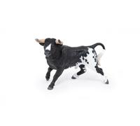 Papo Farm Life Taureau espagnol noir et blanc 51184