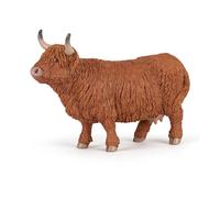 PAPO Farmyard Friends Highland Cattle Toy Figure, Brown (51178)