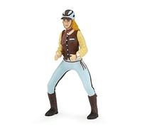 Papo - Figurine animal - Cavalière Fashion Adulte Bleue, Jouet enfant dès 3 Ans - Élégance Équestre et Passion du Cheval pour Jeunes Cavaliers Inspirés