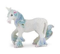 Papo - Figurine animal - Licorne des Glaces, Merveille du Monde Enchanté, Figurine Multicolore pour Enfants dès 3 Ans - Magie et Fantaisie pour Petits Explorateurs