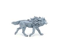 Papo - Figurine Animal - Loup des Glaces, Mystère Gelé Médiéval Fantastique, Jouet Enfant dès 3 Ans - Contes Glaciaires et Aventures Hivernales Peintes à la Main