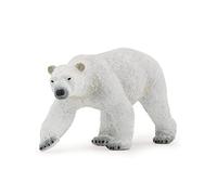 Papo - Figurine animal - Ours Polaire, Majestueux Animal des Régions Glaciales, Jouet enfant dès 3 Ans - Introduction à la Biodiversité et Adaptation dans l'Habitat Arctique