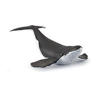 Papo - Figurine Baleineau - Jouet Enfant dès 3 Ans - Idée Cadeau Océan - 14 x 9 x 4 cm - Bébé Baleine Réaliste - Peint à la Main - Collection Monde Marin - 56035