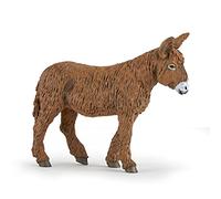 PAPO - Figurine Baudet du Poitou Réaliste - 3 Ans + - Collection La Vie À La Ferme - Jeu Éducatif Animaux De Ferme - Idée Cadeau Jouet Fille Garçon