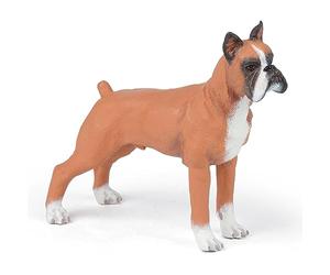 Papo - Figurine Boxer Réaliste - 3 Ans + - Collection Chiens Et Chats - Jeu Éducatif Animaux Domestiques - Idée Cadeau Jouet Fille Garçon