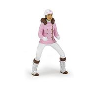 Papo Figurine Cavalière Hiver Réaliste – Collection Monde Équestre – Jeu créatif 3 ans+ Idée cadeau