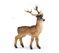 Papo - Figurine Cerf - Jouet Enfant 3 Ans et Plus - 11,5 x 5,2 x 13 cm - Animal de la Forêt Ultra Réaliste - Figurine Peinte à la Main - Collection Vie Sauvage - 53008