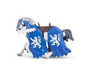 Papo - Figurine Cheval du Chevalier Lion À La Lance Réaliste - 3 Ans + - Collection Fantastique & Médiéval - Jeu Créatif Aventures Médiévales - Idée Cadeau Jouet Fille Garçon