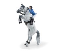 Papo - Figurine Cheval Et Cavalier Pénélope Mylord Réaliste - 3 Ans + - Collection Monde Équestre - Jeu Créatif Équitation - Idée Cadeau Jouet Fille Garçon
